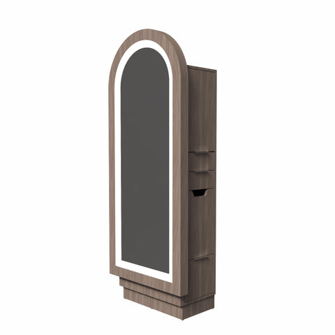 Arched Zada Formula Wall-Mounted Station - Collins - Salon Equipment and Barber Equipment