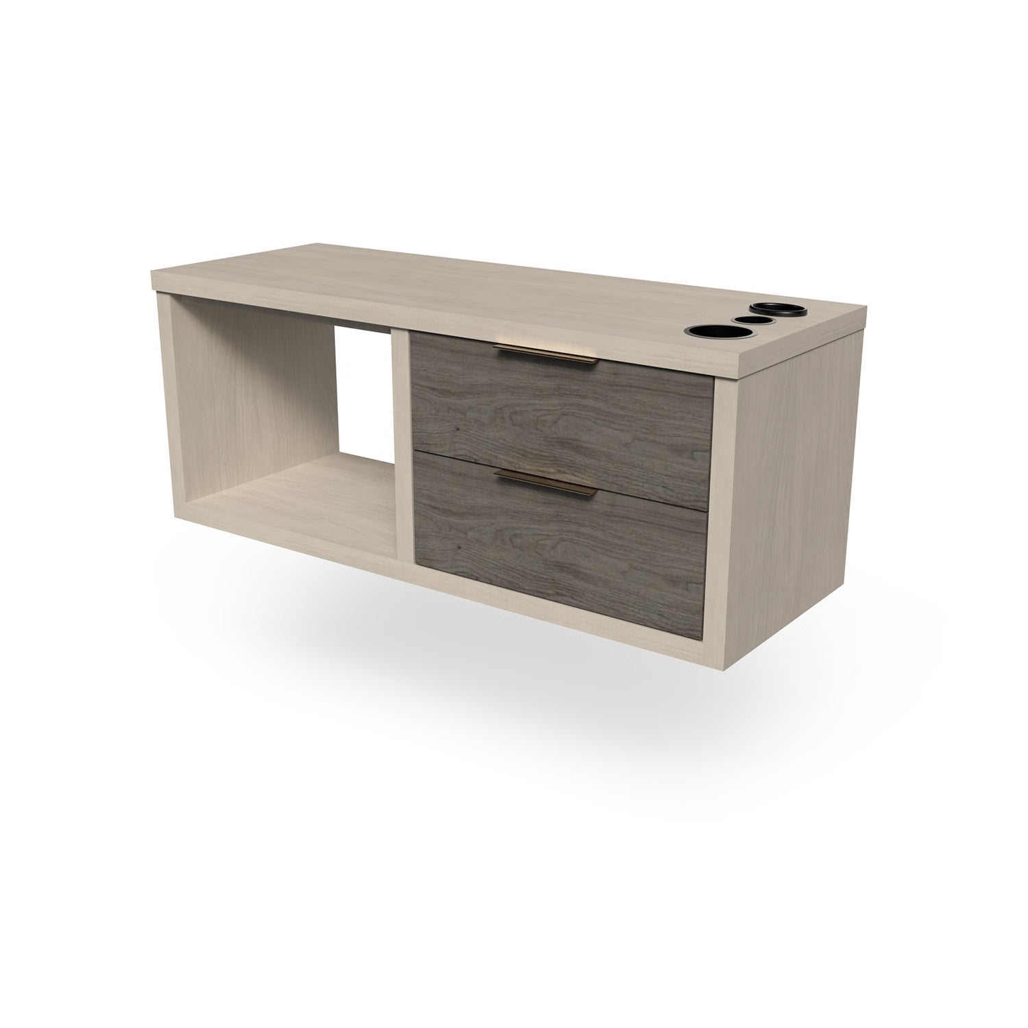 Bordo Wall Mounted Styling Station - Collins - Salon Equipment and Barber Equipment