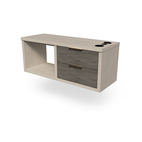 Bordo Wall Mounted Styling Station - Collins - Salon Equipment and Barber Equipment