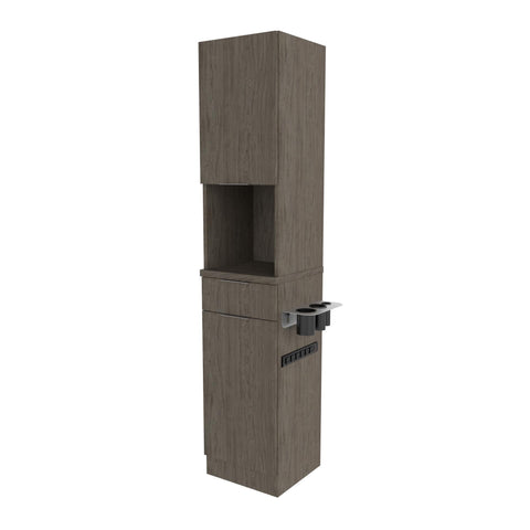 Finley Tower Styling Station w/ Power Strip - Collins - Salon Equipment and Barber Equipment