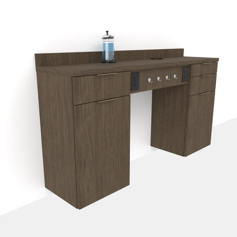 Aspen Floating Barber Station - Collins - Salon Equipment and Barber Equipment