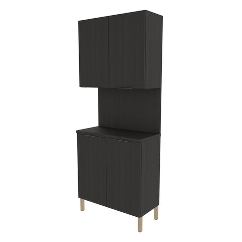 Aspen Backbar Storage w/ Metal Legs - 32" Model - Collins - Salon Equipment and Barber Equipment