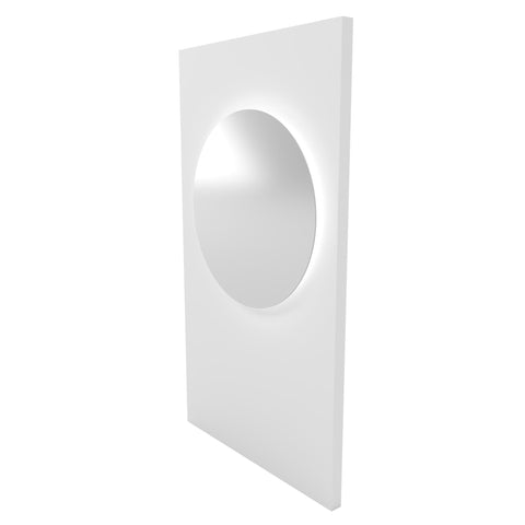 Floating Round Mirror w/ Indirect LED Lighting - Collins - Salon Equipment and Barber Equipment
