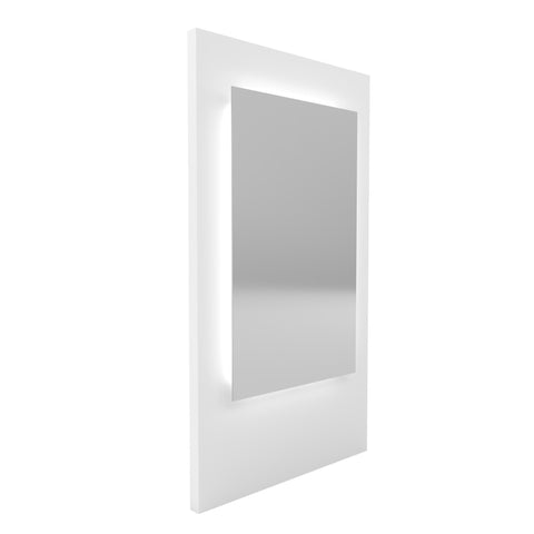 Floating Rectangular Mirror w/ Indirect LED Lighting - Collins - Salon Equipment and Barber Equipment