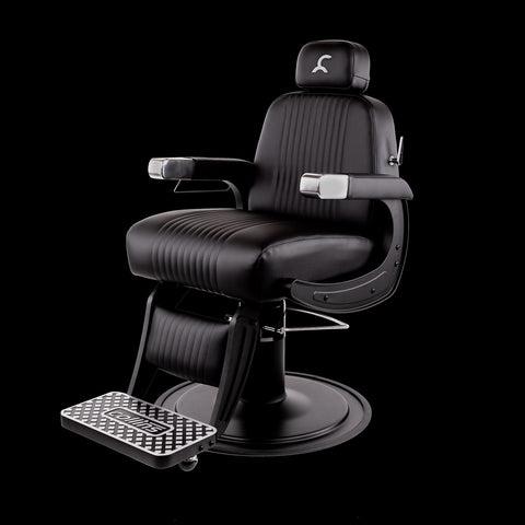 Blacked-Out Cobalt Omega Barber Chair - Collins