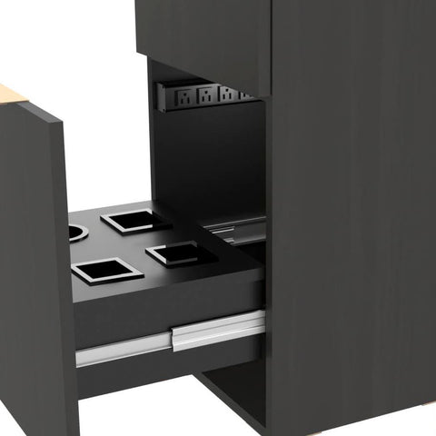 Aspen Barber Station w/ Metal Legs - Collins - Salon Equipment and Barber Equipment