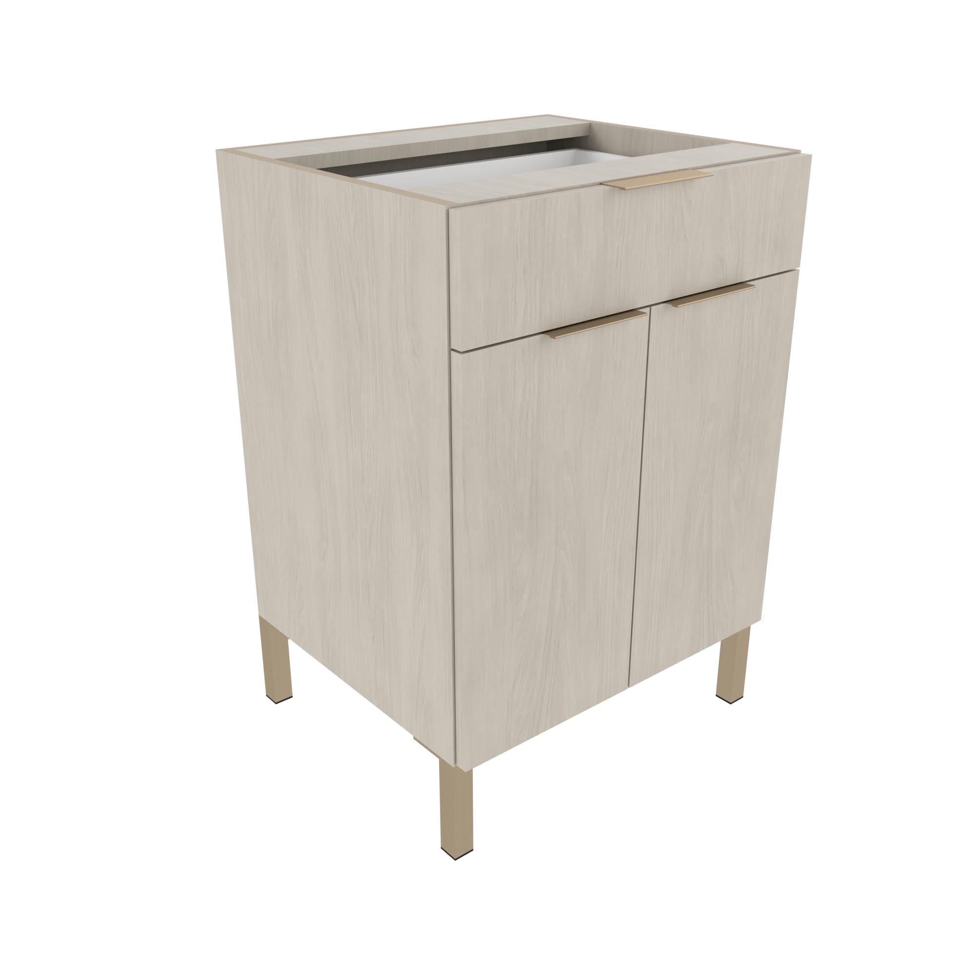 25" Door Drawer Base - with legs - Dyerector - Collins - Salon Equipment and Barber Equipment