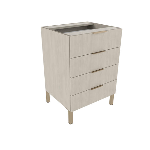 25" 4 Drawer Base Cabinet - with legs - Collins - Salon Equipment and Barber Equipment