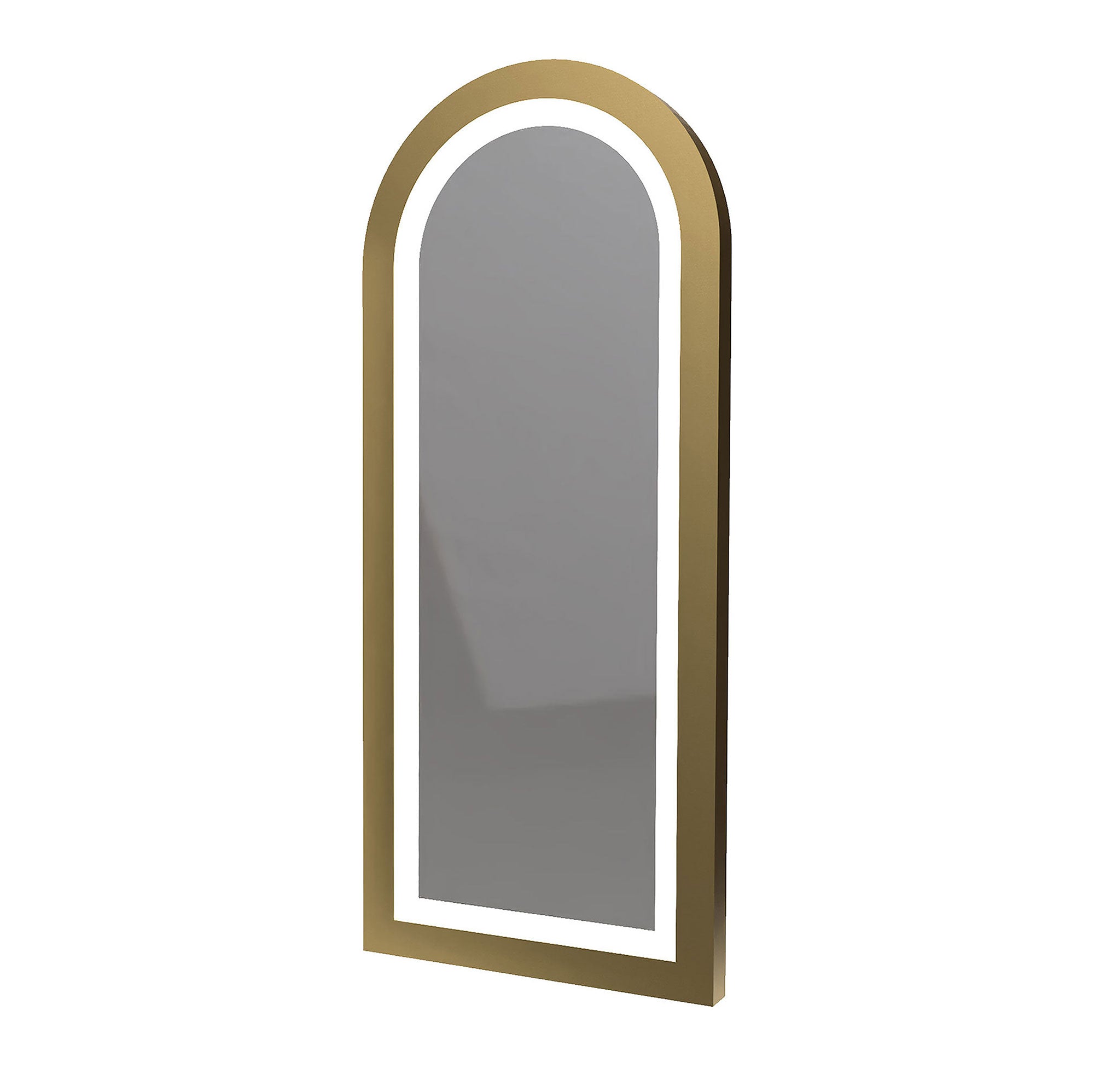 Arched Zada Framed Mirror w/ Direct LED Lighting