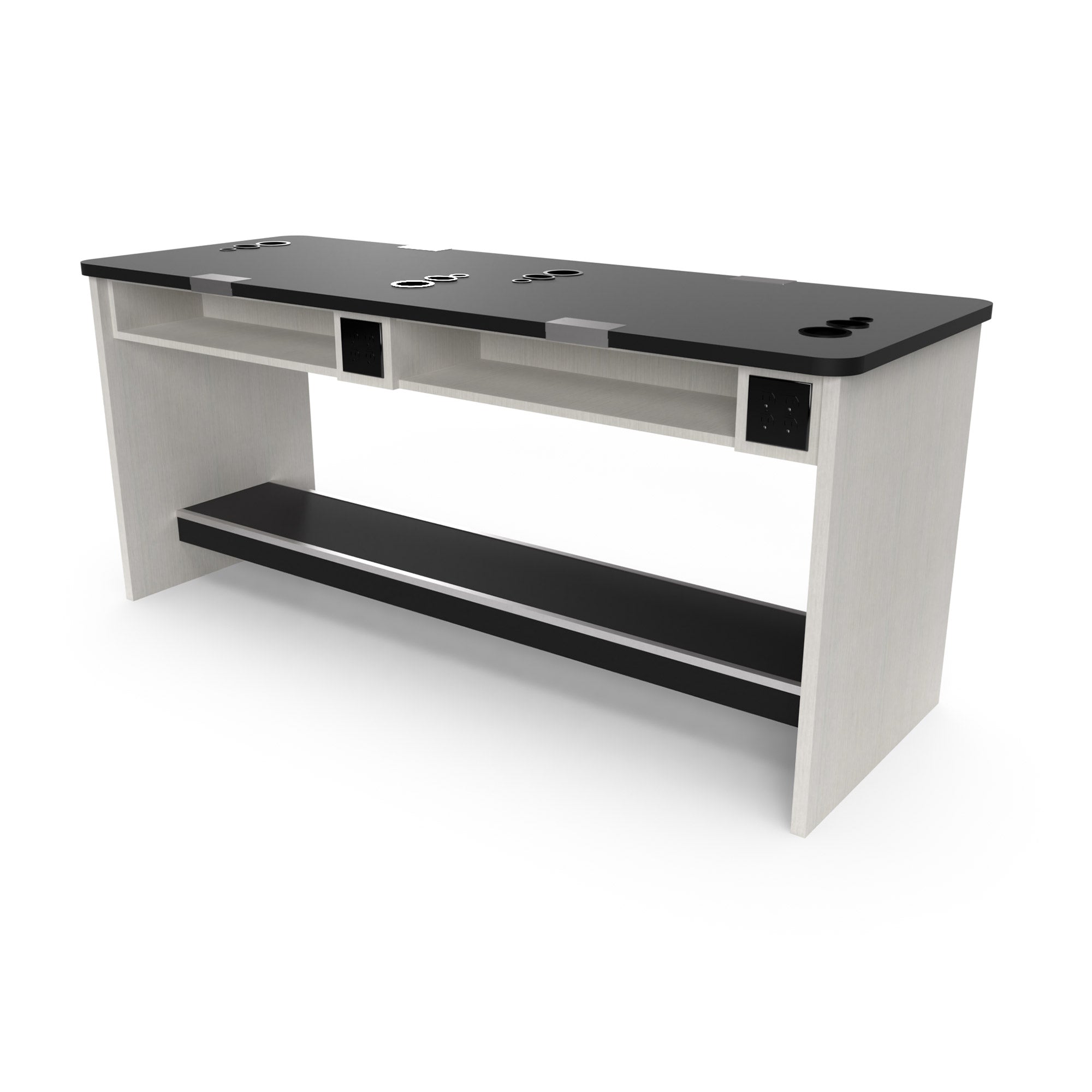 Double Sided Mannequin Combo Desk for Four Students - Collins