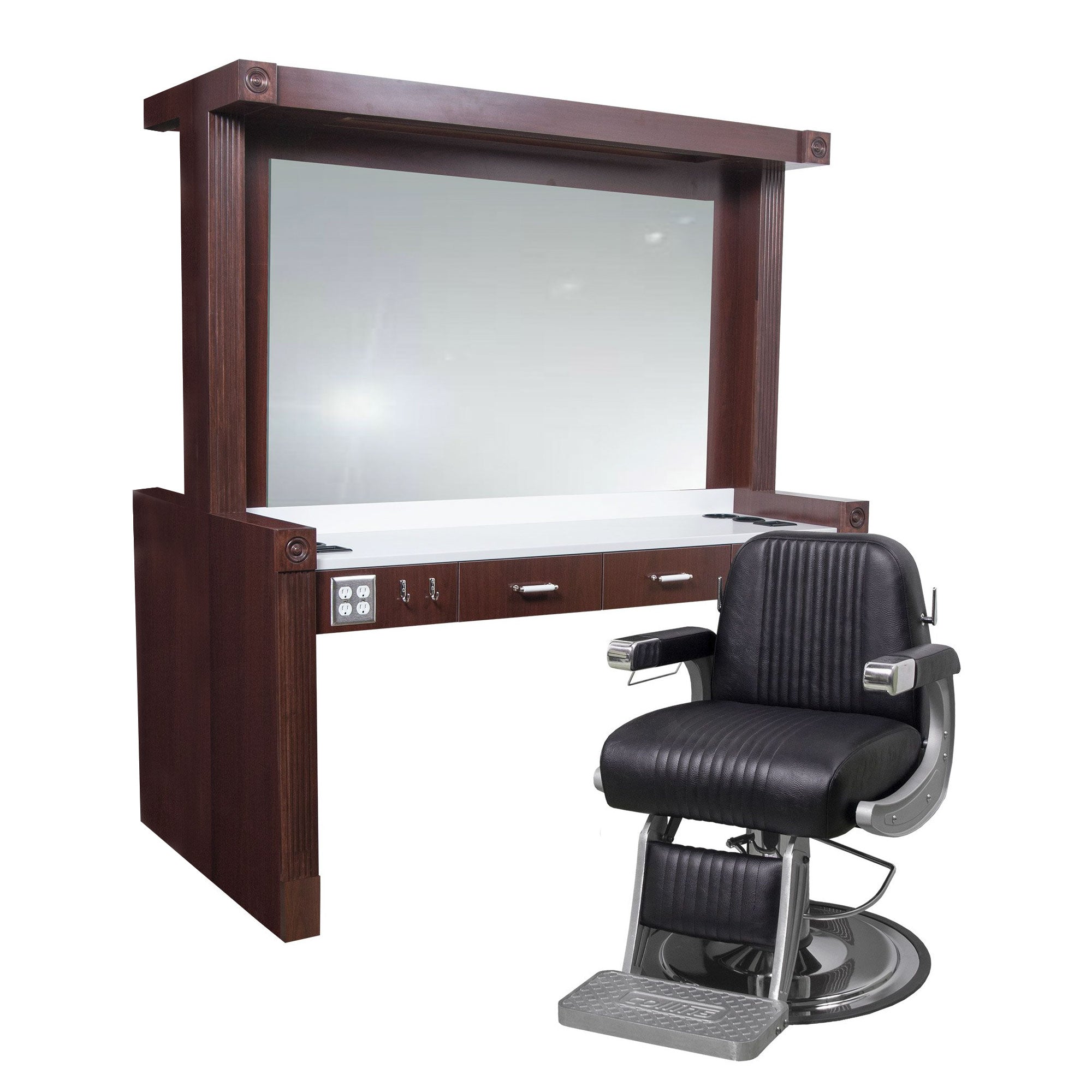 Quinton Back-to-Back Station - Collins - Salon Equipment and Barber Equipment