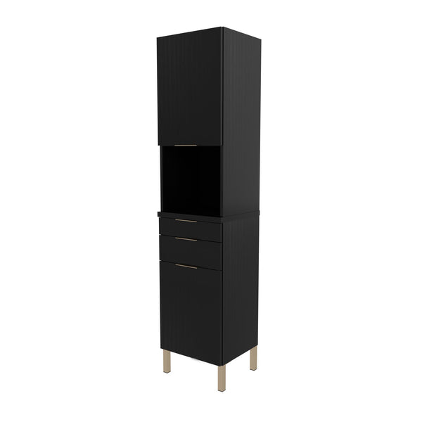 Aspen Tower Styling Station w/ Metal Legs | Collins