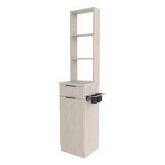Finley Styling Tower w/ Framed Retail - Collins - Salon Equipment and Barber Equipment