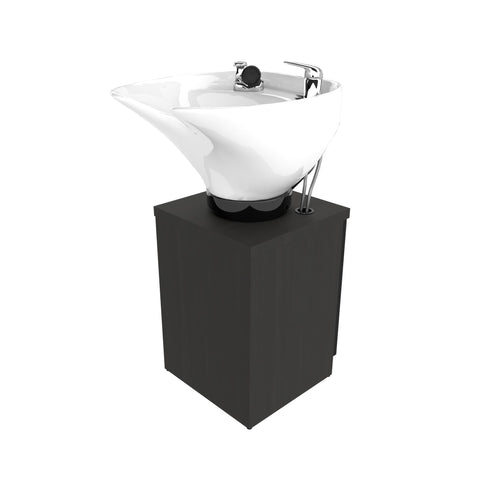 Shampoo Pedestal including Titling Bowl - Collins - Salon Equipment and Barber Equipment