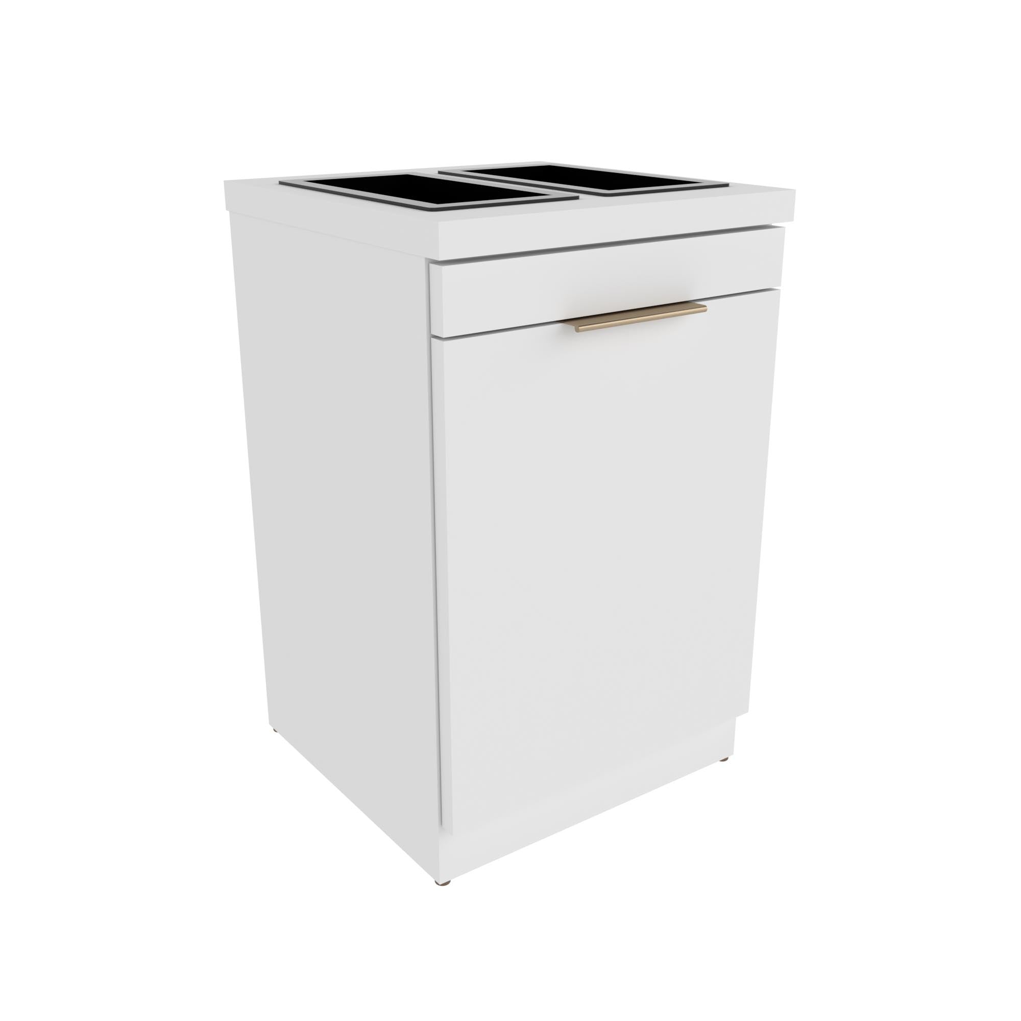 Bottle Well Storage Cabinet - Collins - Salon Equipment and Barber Equipment