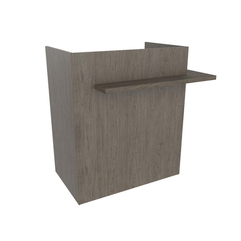 Finley Desk with Wrap-around Ledge - Collins - Salon Equipment and Barber Equipment