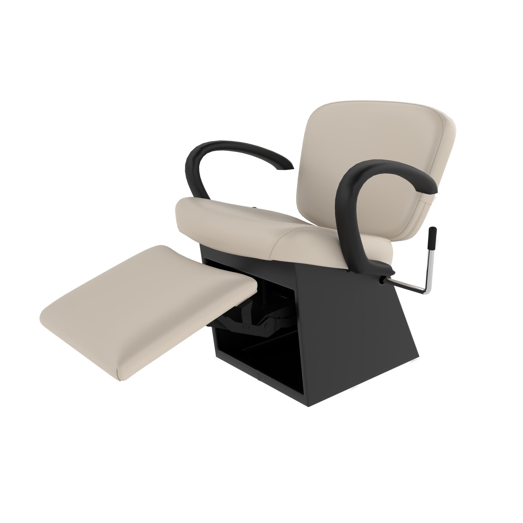 Merano Lever-Control Shampoo Chair w/ Kick-Out Legrest - Collins - Salon Equipment and Barber Equipment